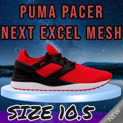 Puma Pacer Next Excel Mesh High Risk Red Puma Black (10.5)