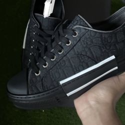 B23 League Low-Top Sneaker Black Dior Oblique Jacquard
