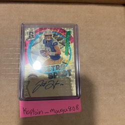 Justin Herbert Gold Vinyl 1/1 (spectra)