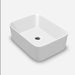 RENTANGLE 16"×12" BATHROOM SINK