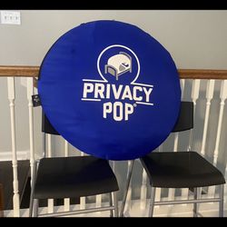 Privacy Pop Blue 9/10 Condition for Full Size Bed Pick Up Only East Houston Channel View Area