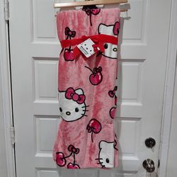 HK cherry throw blanket