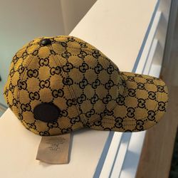 Gucci Monogram Yellow Hat 