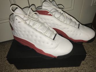 Retro 13 white and red
