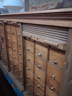 64 drawer vintage Apothecary cabinet