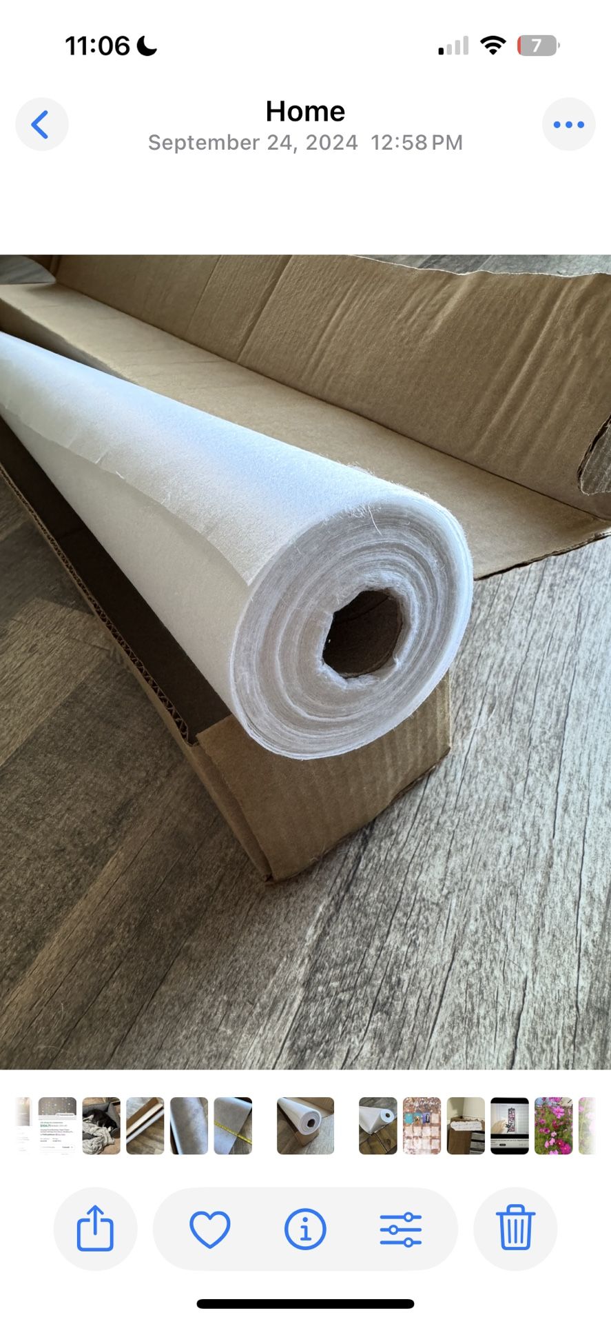 Large Roll White Gossamer Isle Runner for Wedding or Event