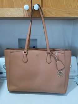 Tory Burch leather tote, NWT