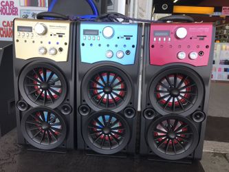 Bluetooth Speaker with microphone led light