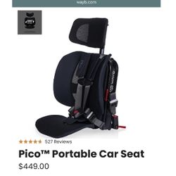 Used Wayb Pico travel car seat READ FULL description before messaging please! Accepting Best Offer!