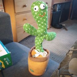 Cactus Repating Toy Plush (Check The Desk)