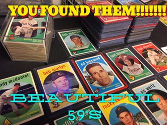 Baseball cards 1959