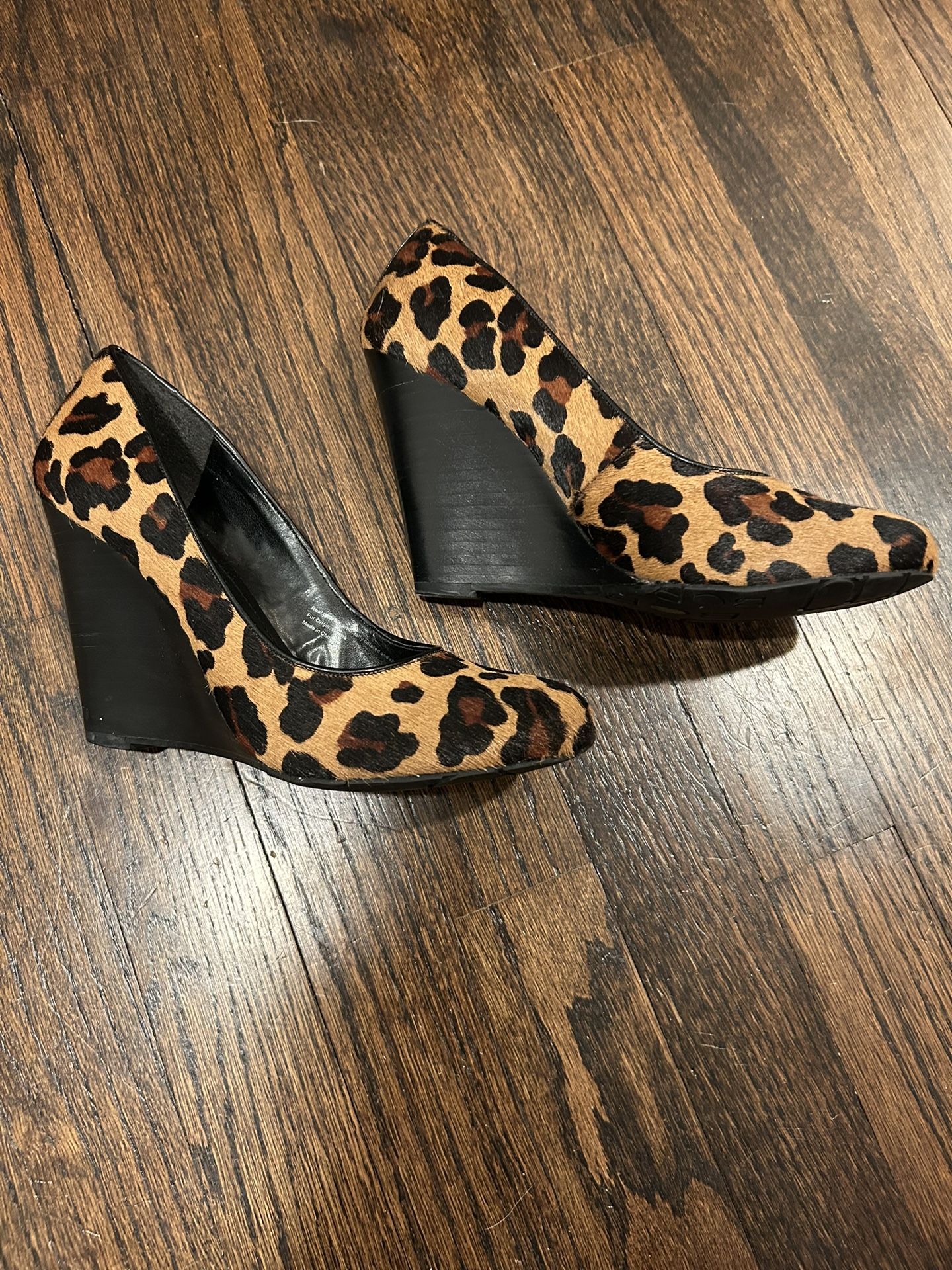 BCBGeneration Cheetah Wedges