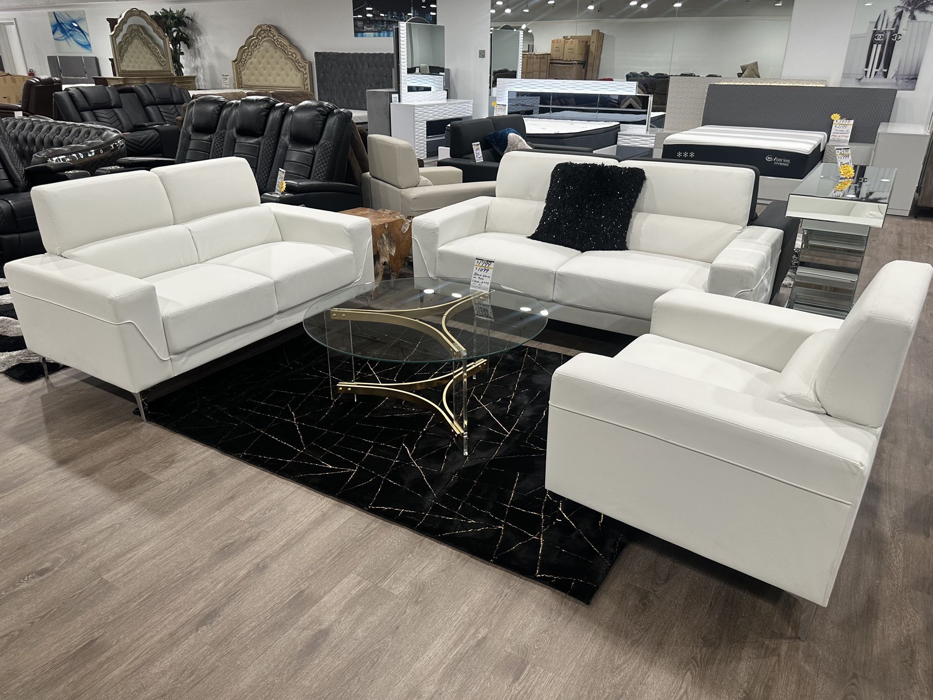 Sofa & Loveseat and FREE Chair Sale $999