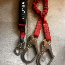 FallTech Ironman Double-Leg Elasticated Energy Absorbing Lanyard
