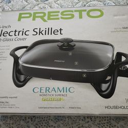Person Never Picked Up Today So Still Available. Large 16 Inch Electric Skillet With Lid. New. PRICE FIRM