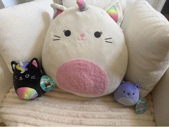 Three Squishmallow lot, Carlita size 16”