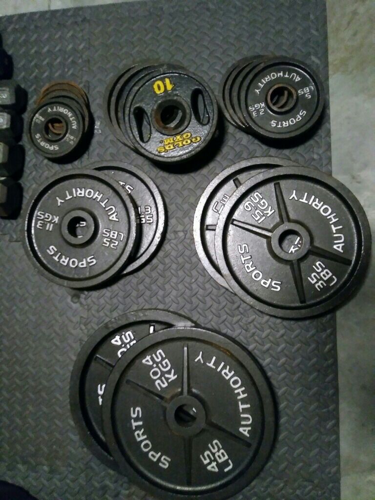 Entire Olympic style gym set