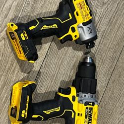 DeWalt 1/2" Hammer Drill/Drivers and 1/4" Impact