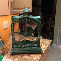Antique  Birdcage , Ferris Wheel  Rare