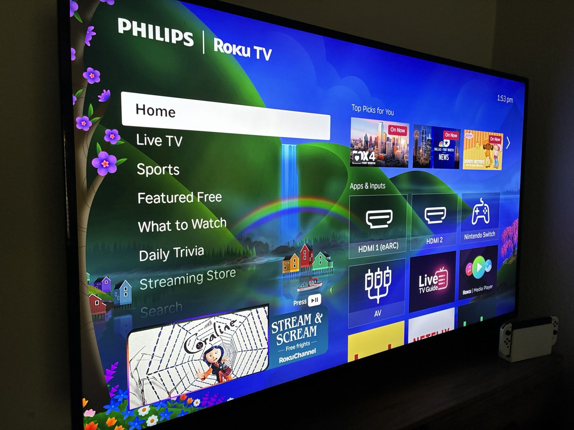 65 inch Phillips Smart TV