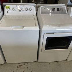 GE top Loader Washer And Dryer Set 