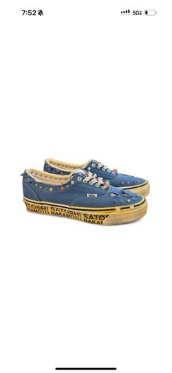 Satoshi Nakamoto Lucky Charm Blue Vans