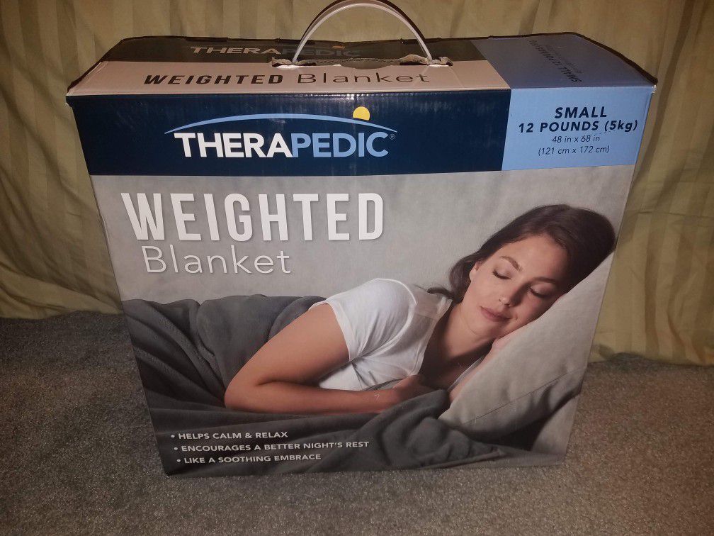 Therapedic Weighted Blanket, 12 lbs (48" x 68")
