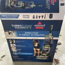 TURBOCLEAN™ DUALPRO PET S UPRIGHT CARPET & UPHOLSTERY CLEANER BiSSEll