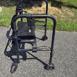 Wheel Walker With Seat And Brake
