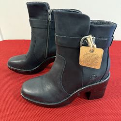 Born Black Leather Hailey Bootie
