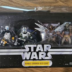 Star Wars Republic Commando Delta Squad Action Figure Collection
