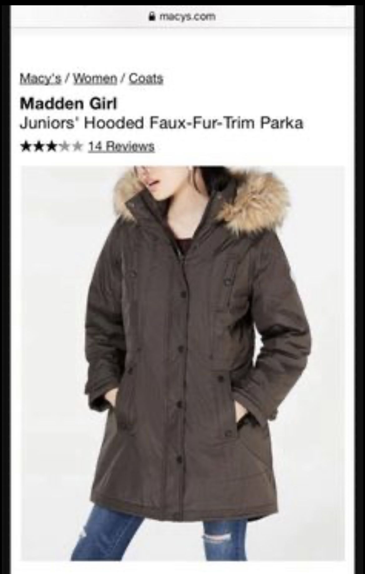 Steve Madden Parka