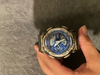 gshock, blue face