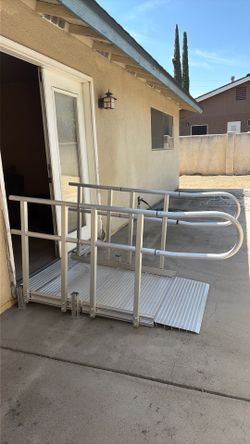 Aluminum Handicap-Wheelchair Entry Access Ramp