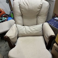 Rocking Chair With Foot Rest