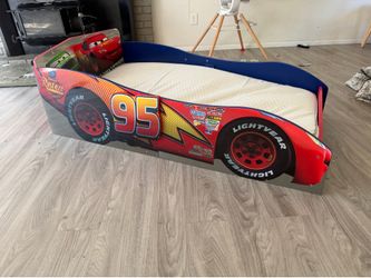Kids Pixar cars bed with mattress