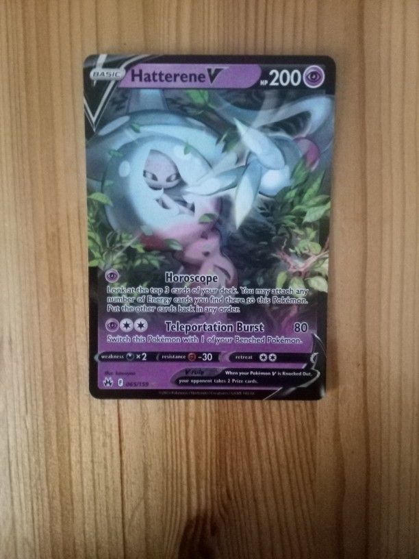 Pokemon Card- Hatterene V