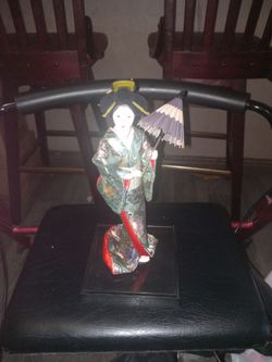 Japanese geisha doll