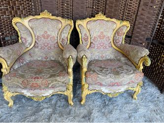 Antique French chairs set