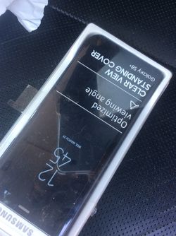 S8+ clear view standing cover/ BRAND NEW