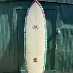 Biohazard Surfboards Mid length Simmons