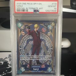 Sanji #119 SP A Fist Of Divine Speed PSA 10