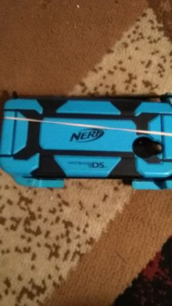 Blue Nerf Nintendo DS carrying case