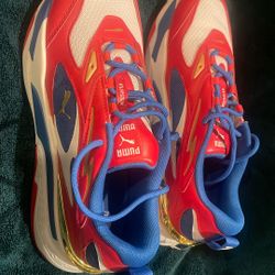 PUMA RsFast Rwb Slip On  Mens Blue, Red Sneakers Casual Shoes (contact info removed)1