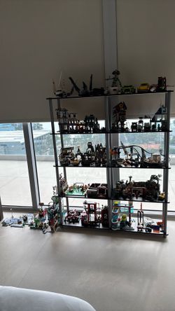 All legos built for sale entire shelf !!