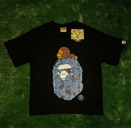 BAPE A Bathing Ape Graphic T-Shirt Black/White