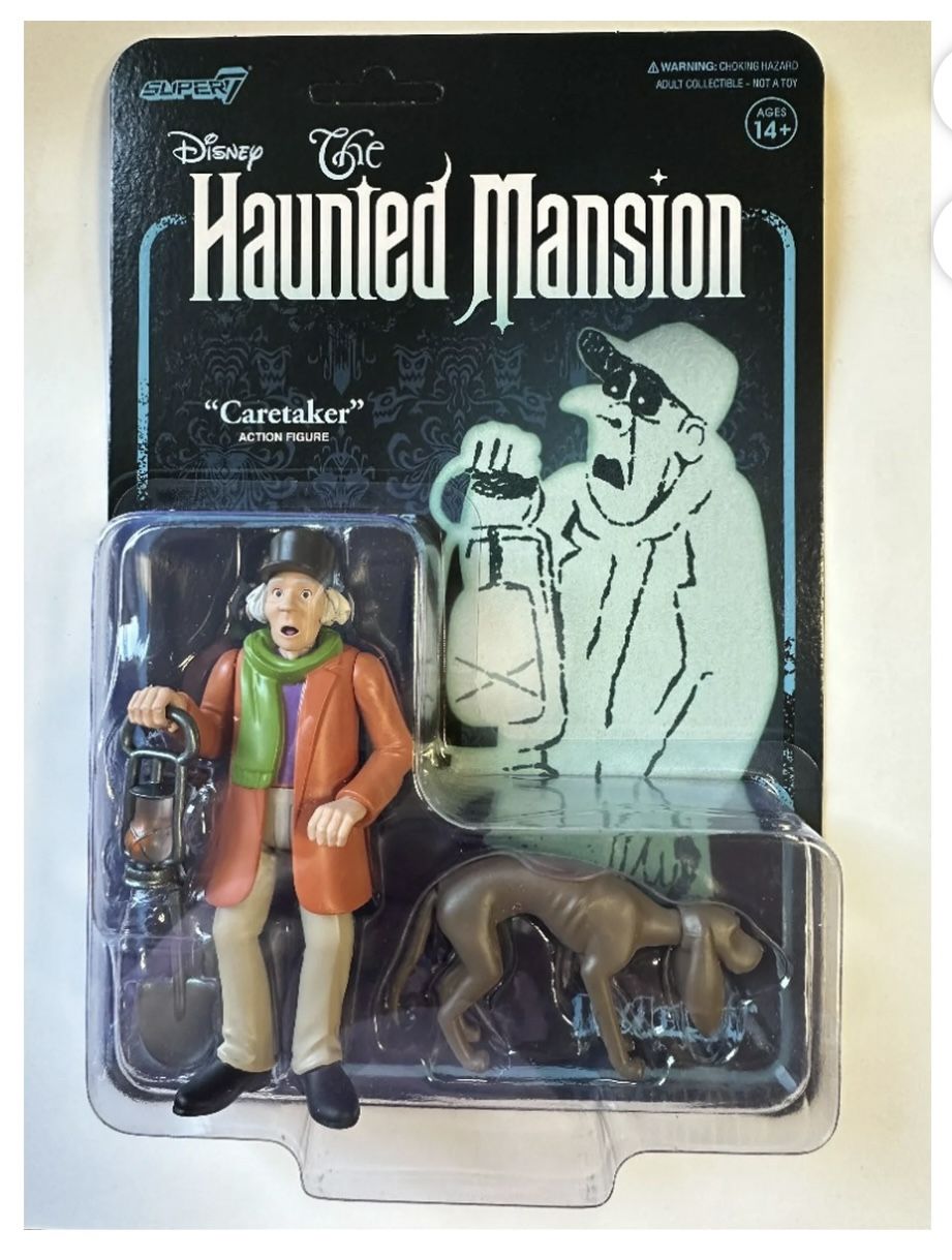 Super7 ReAction CARETAKER The HAUNTED MANSION Action Figure