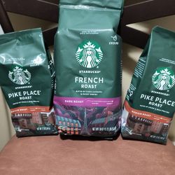 Brand new Starbucks Pike Place French Roast 