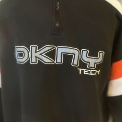 DKNY Tech Sweatshirt Dress XS 