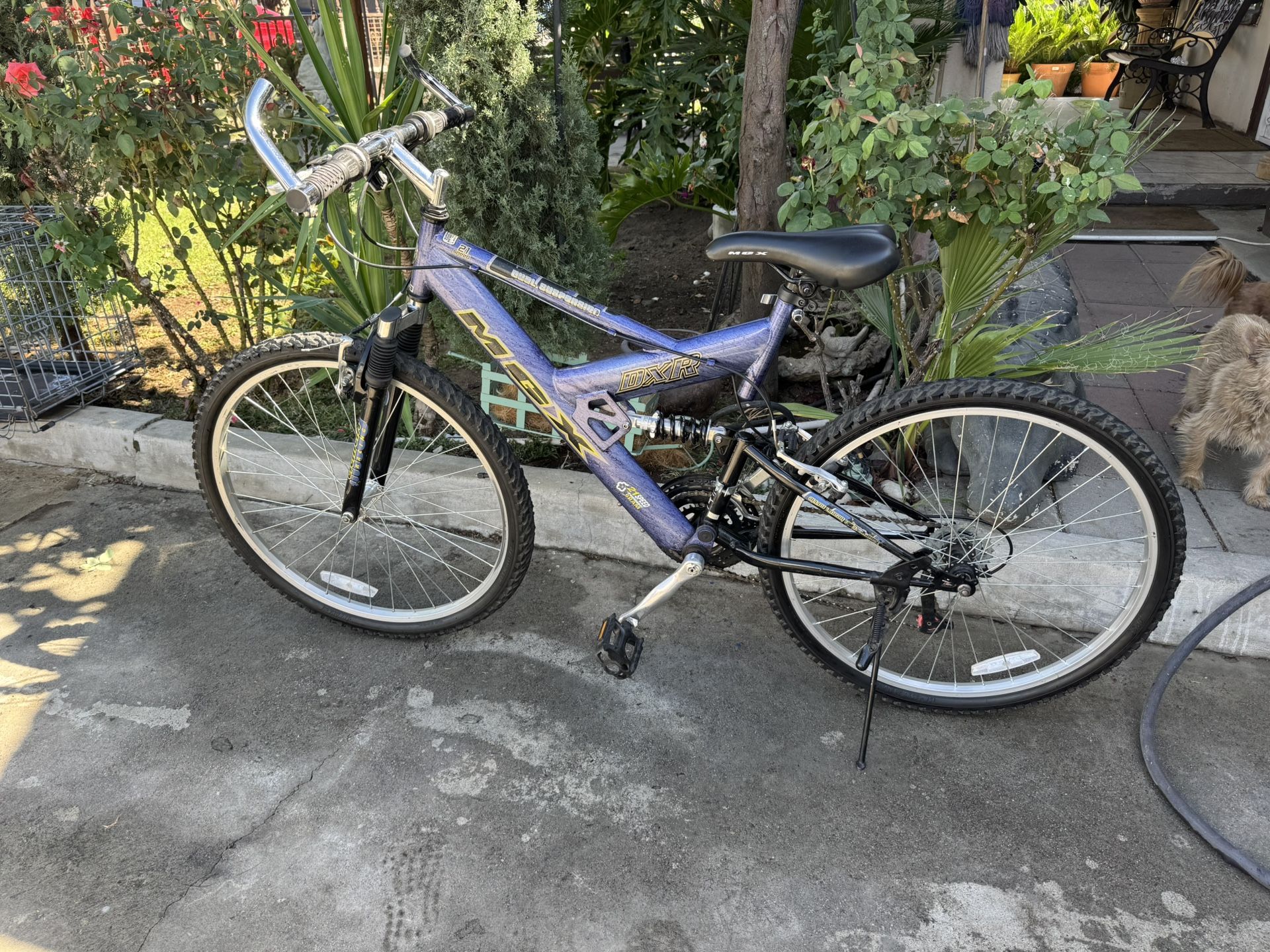 Mongoose MGX DXR 21 Speed 26” Dual Suspension Mountain Bike